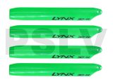  LXT1252-3D  Lynx Main Blade 125 mm Pro Edition Green 2 sets Trex150  